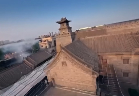 <電影小鎮(zhèn)>穿越機航拍